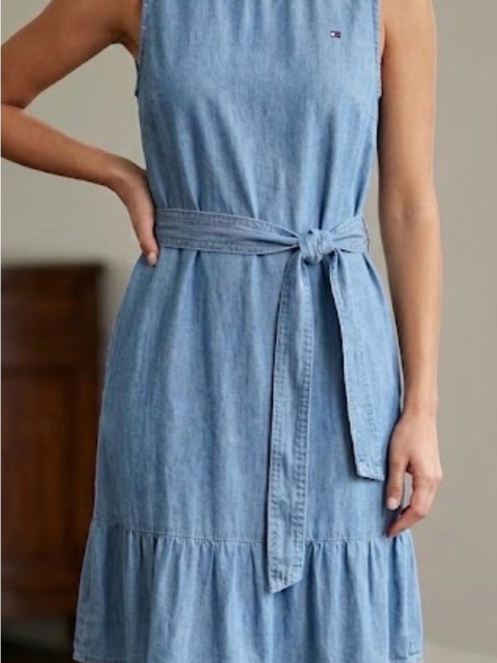 Tommy Hilfiger Light Blue Maxi Dress